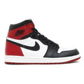 Nike Bota Air Jordan 1 High Satin Black Toe Tricolor - Preto/Vermelho