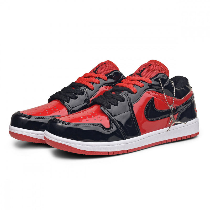 Nike Air Jordan Low - Preto/Vermelho/Verniz