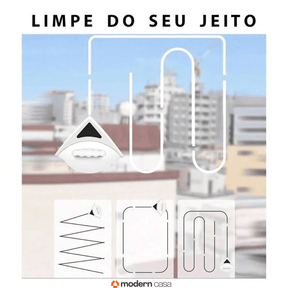 Limpador de Vidro Magnético Dupla Face